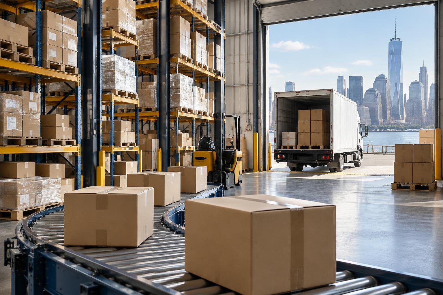Warehouse goods ready for U.S. market launch